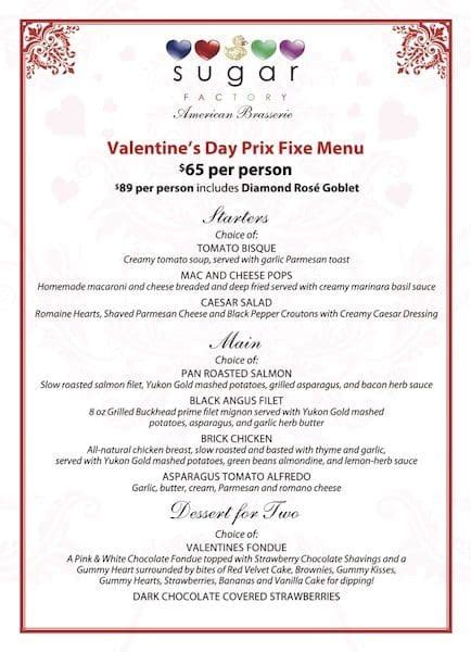 sugar factory valentines day